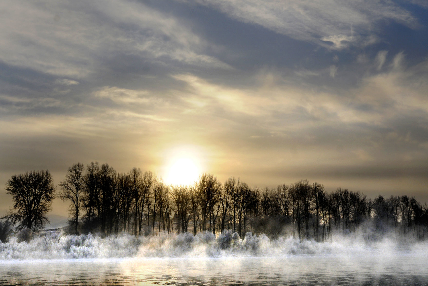 Fog on the Clark Fork